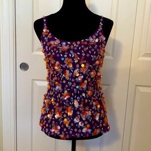 Dolce & Gabbana Silk Sequin Top